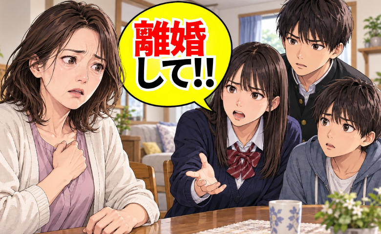 「もう夫とは思えない」2年間の不倫が発覚。離婚を勧める子どもを前に私が下した決断とは【体験談】