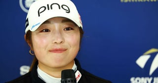 初のメジャータイトルを目指す佐久間朱莉昨年のサロンパスカップ再現となった予選ラウンドに「楽しみです」