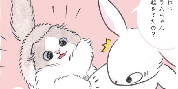 気づかない飼い主の背中にタッチしたのは…？構ってほしい愛猫の行動が「なんて可愛いの！」と話題【漫画】