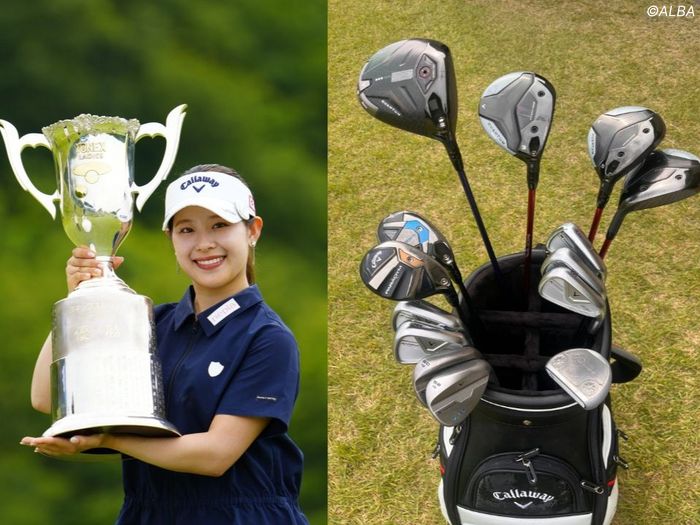 姉とは別メーカーを選んだ吉田鈴最新モデルの1Wは2年使う40g台のシャフトアイアンは軟鉄鍛造パターはソールに鉛ベッタリ【勝者のギア】