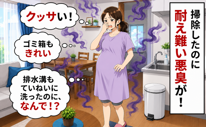 「クサい！なんで！？」あちこち掃除したのに、生魚のような悪臭が消えない→信じられない驚きの原因は