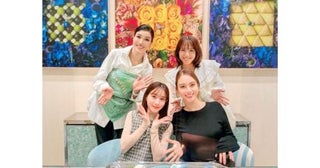  アンミカ、田中みな実･若槻千夏･滝沢カレンとの４ショット 