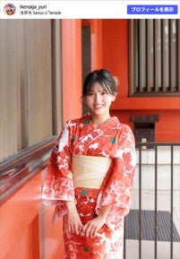 “元アイドル”165cmレースクイーン、かれんな浴衣姿が「素敵」「可愛い」