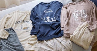 秋の夜長はスヌーピーと。「ベルメゾン」のお尻が隠れるチュニックパジャマに新柄3色が登場