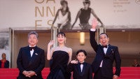 綾瀬はるか、美デコルテ際立つドレスでカンヌ登場大悟が堂々エスコート