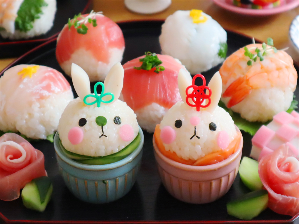 ひな祭りを彩る春色レシピ4選！うさぎのお雛様寿司や花麩ラスクなど、ピンク×緑で子どもも喜ぶ華やかな食卓に♪