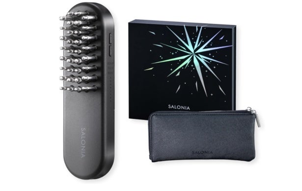 頭皮から顔まで3Dケア。EMS搭載リフトブラシ【サロニア】電気ブラシはプレゼントにも最適♪Amazonで今すぐチェック！