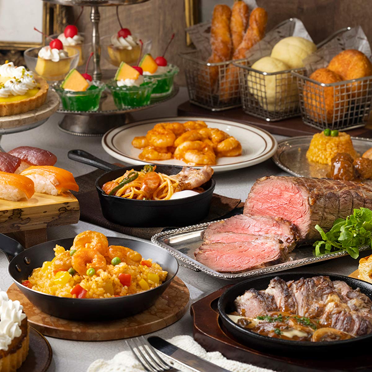 時間制限なしも！50種類以上のメニューが食べ放題のディナービュッフェ4選。夏休みシーズンの家族のおでかけにも