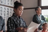 明日の『ブラッサム』“珠”村上蘭、書き上げた作文を発表教室に“清治”渡部篤郎が姿を見せる