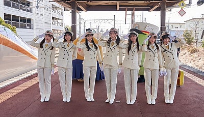 22/7、JR天童駅の一日駅長に就任 河瀬詩「とても光栄です」山形新幹線3両貸切で約150人のファンと鉄道×推し活