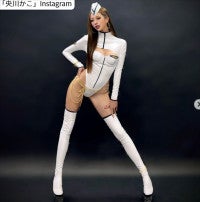 “9頭身レースクイーン”央川かこ「今年で1番ダイエットした撮影」コスチューム姿にネット騒然