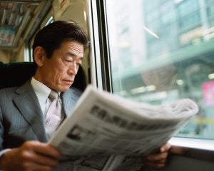 「肘が当たっているんですけど」電車内で新聞をバサバサ広げる男性…注意すると悪口を言われた女性を救った“神対応”とは