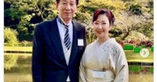 伍代夏子＆杉良太郎、園遊会での夫婦ショットが話題「うらやましい」「憧れのご夫妻」