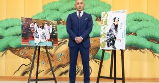 「七月大歌舞伎」出演の團十郎 取材会で『め組の喧嘩』の“江戸の粋”、『春興鏡獅子』での親子共演を語る