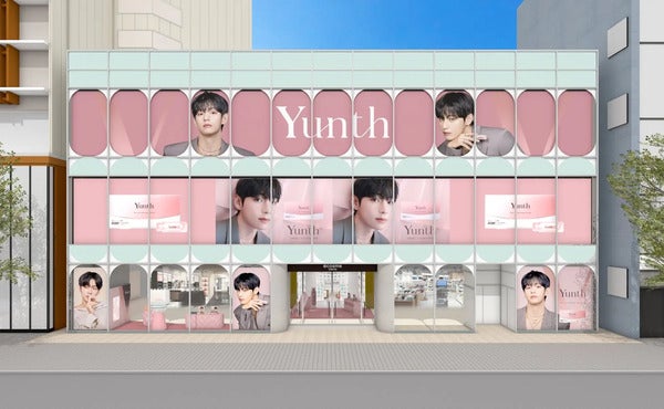 【東京都渋谷区】＠cosme TOKYOで「Yunth」ポップアップストア開催！目印はBTS・Vの巨大ビジュアル