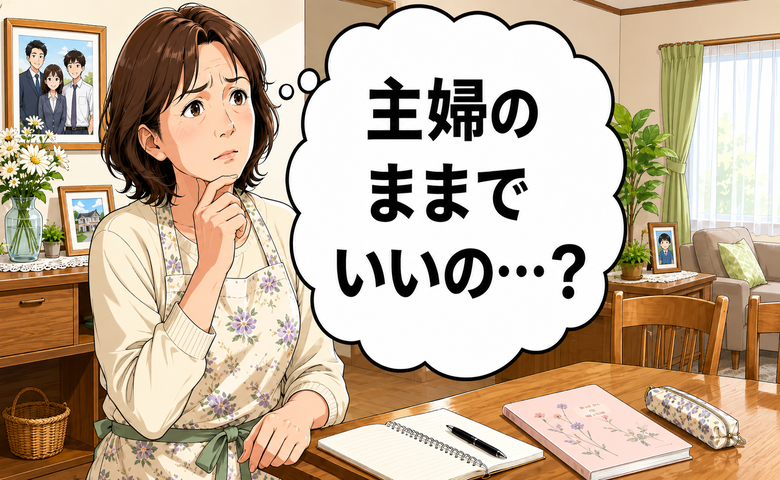 「主婦のままでいいの…？」子どもの巣立ちを機に主婦歴30年の私が踏み出した一歩とは【体験談】