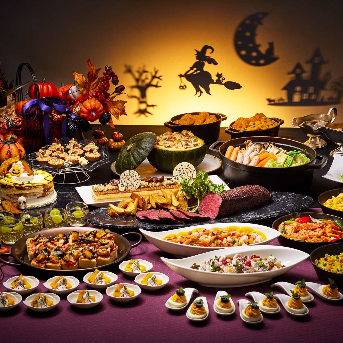 ロイヤルパークホテルから、ハロウィンのランチ＆ディナービュッフェが登場。秋の味覚たっぷりの多彩な料理が勢揃い