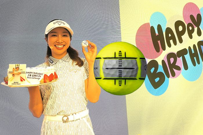 24歳の誕生日はキャロウェイのイベント！六車日那乃が『ERCクロストラック』の「十字」大使に