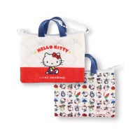 サンリオ、レトロかわいい“レッスンバッグ”がカプセルトイに！キルティング生地の懐かしいデザイン