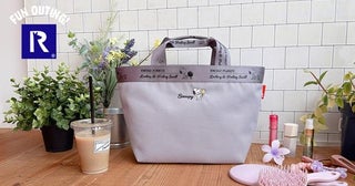 身だしなみを整えるスヌーピーの刺しゅうにきゅん。「ROOTOTE」新作デリトートは大人が持てるベーシック3色