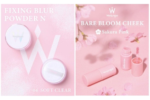 【Wonjungyo】クリアタイプのルースパウダー＆新色サクラピンクのリキッドチークが登場