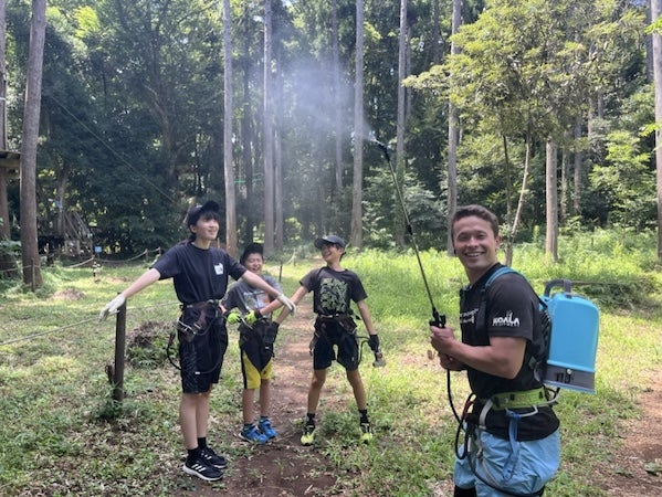 夏は涼しい森で遊ぼう！フォレストアドベンチャーで「森って涼しい」キャンペーン開催