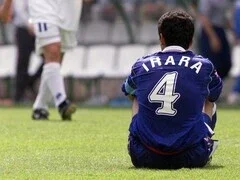 【ドーハの悲劇】井原正巳が振り返る日本代表の12年間。「日本サッカーの激動の時代に代表に絡めたことは大きな財産」