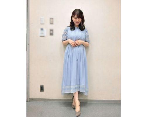  安めぐみ、爽やかブルーワンピ姿披露「今日は七夕でしたね」 