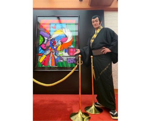  片岡愛之助、大谷翔平らと並ぶ世界的アーティストの作品モデルに 