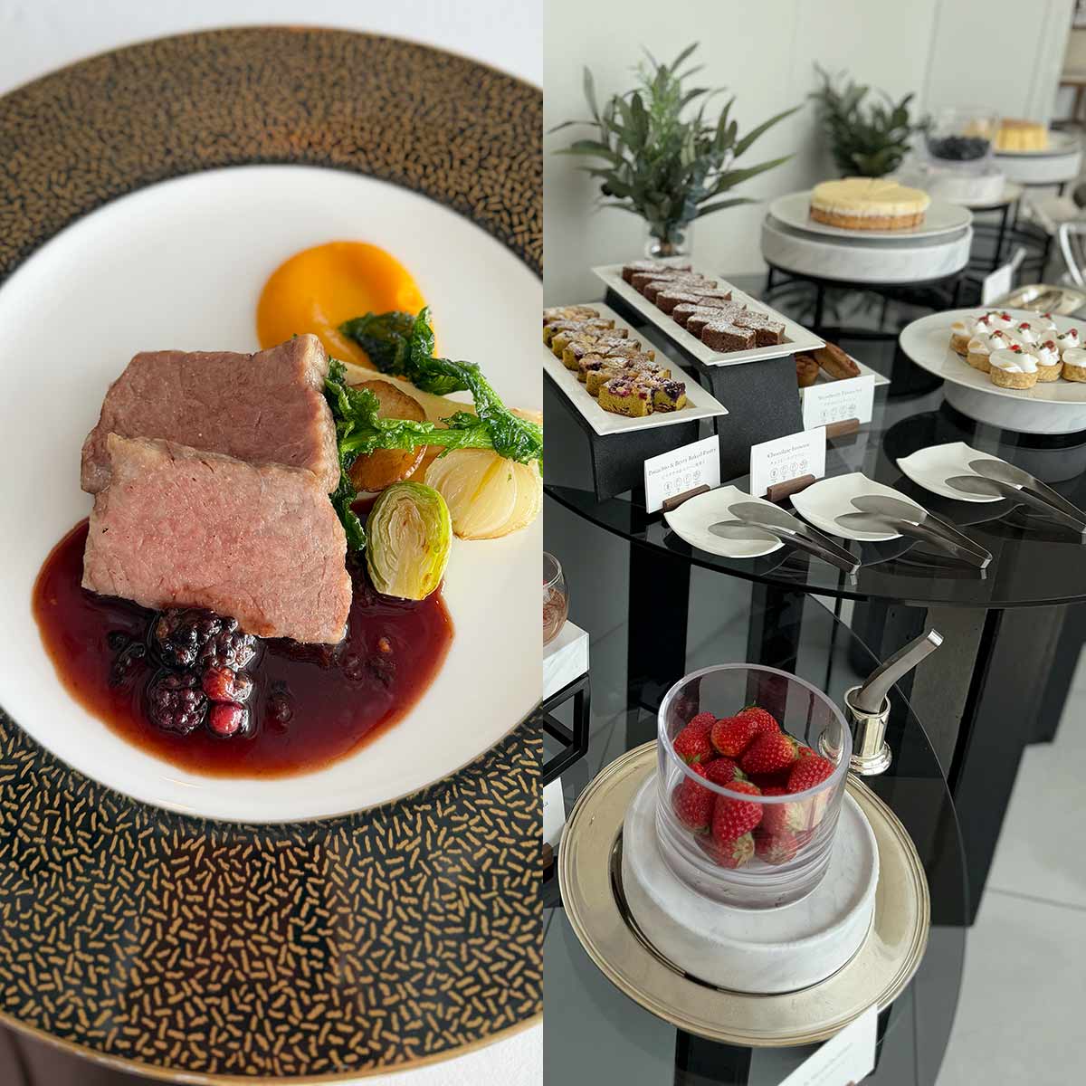 今春スタートした絶景ホテルビュッフェに感動！オーシャンビューの店内で味わう華やか前菜、パティシエ特製スイーツに生いちごも