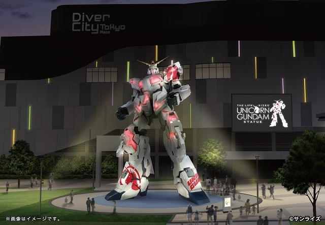 8月末展示終了の実物大ユニコーンガンダム立像、カトキハジメデザインの特別装飾でバージョンアップ