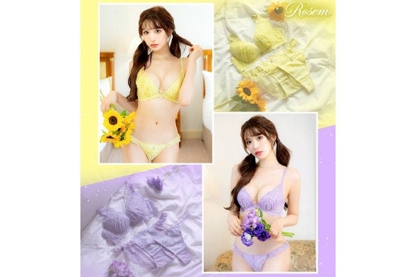 夏のキラキラしたトキメキを表現。伊藤桃々プロデュースのRosemから新作ランジェリーが登場