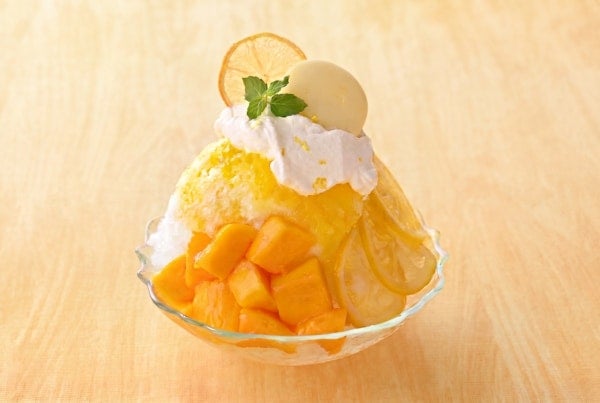 広島観光で味わいたい。マンゴー×広島レモンと宇治抹茶の「ふわ雪かき氷」が期間限定で登場