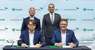 サウディアとガルーダ・インドネシア航空、共同事業推進で覚書締結