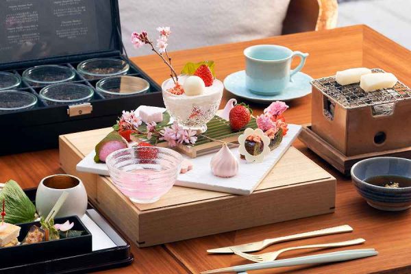 バンヤンツリー・東山 京都、桜づくしのアフタヌーンティーを提供