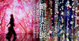 『蜷川実花展 with EiM Lights in the Ruin』飛騨古川で開催廃墟となる工場に無数のクリスタルが輝く新作展示も