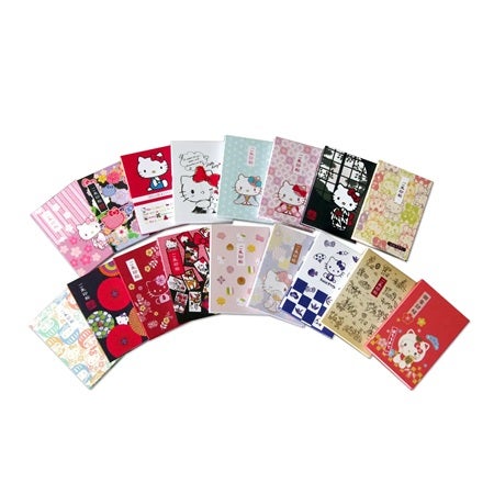 ハローキティをはじめサンリオの人気キャラをデザインした朱印帳が登場！2サイズ展開