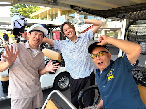  東貴博、『所さんのそこんトコロ！』メンバーとゴルフ満喫 