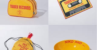 「タワーレコード」と「ニコアンド」がコラボ！音楽好きの心が高鳴る『NO MUSIC, NO LIFE.』グッズは必見