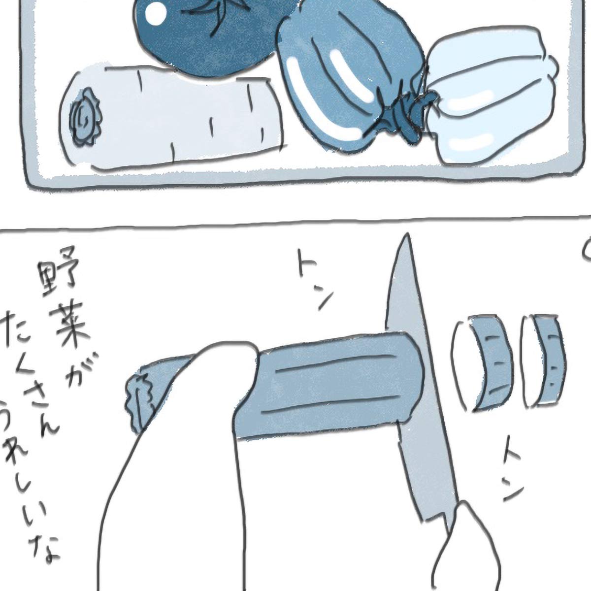 畑で収穫したズッキーニでラタトゥイユ。試食したら大事な書類にシミを作ってしまい…？／ときどき丁寧に暮らしたい（12）