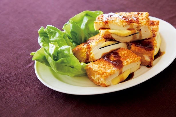 パン粉ごろもは片面だけ＆揚げ焼きで簡単「チーズサンドカツ」