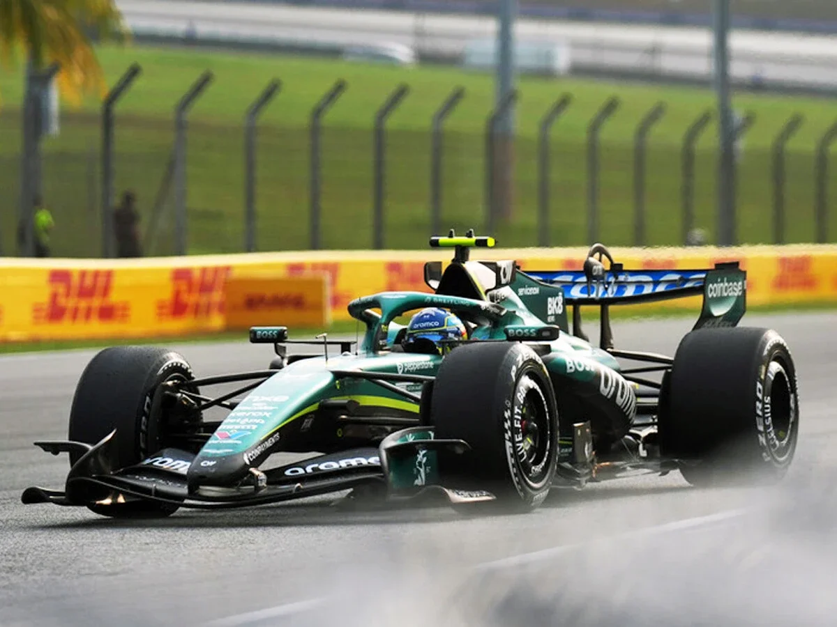 【F1】アストンマーティン・ホンダ「今季ベストの予選」から一転、ウェットコンディションでタイヤ選択を間違えた