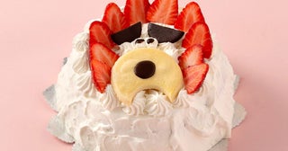 いちごたっぷり！ときめきの犬顔ショートケーキ／パリジェンヌ洋菓子店の「ポチ」（ホール）