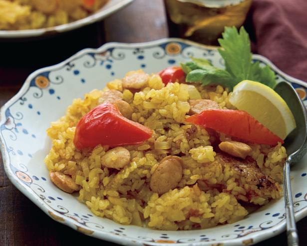 カレー風味にケチャップで子どもも完食！炊飯器におまかせ「炊き込みジャンバラヤ」