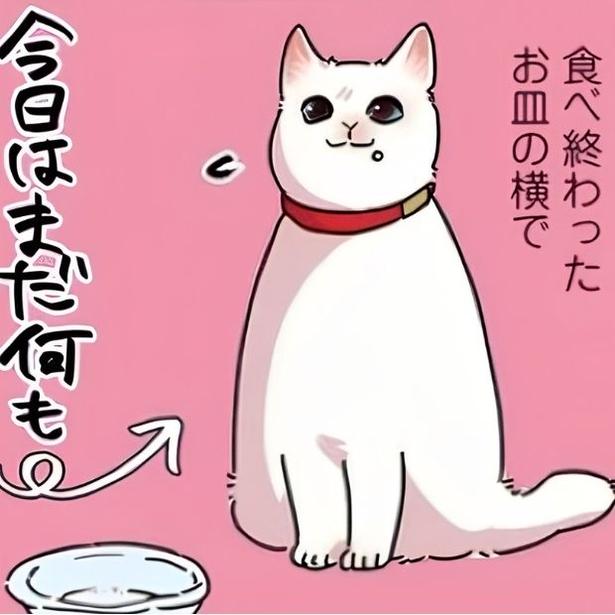 【ねこ漫画】「こんな当たり屋なら大歓迎」求める損害賠償は…おやつ!!読者からは「図々しい、だがそれがイイ！」