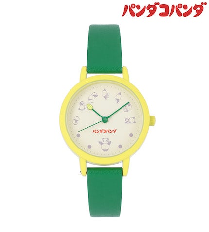 【パンダコパンダ】ポップなカラーと描き起こしイラストが可愛い「腕時計」登場