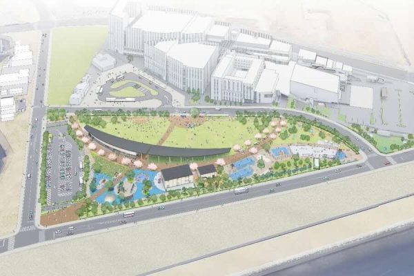 「羽田空港公園」、整備工事に着工2028年春にオープンへ