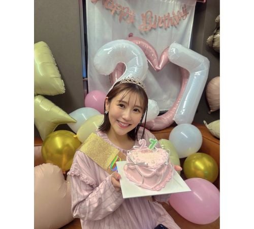  第２子妊娠中･西野未姫、ピンク尽くしの27歳バースデー 