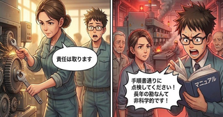 「責任は取ります」緊急停止したラインを直感で修復！マニュアル信奉の上司と和解した夜【体験談】