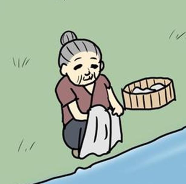 「桃太郎の要素行方不明」→どんぶらこ全カットで即鬼退治！理不尽すぎるタイパ桃太郎4コマ【作者に聞く】
